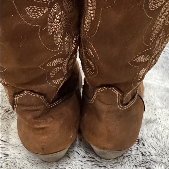 Women’s 11 Western Cowgirl Boots Lightweight Country Brown Soft Rodeo Dress Up - Picture 5 of 11